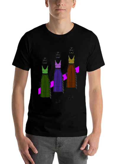 Unique Graphic T-Shirt - Fashion Illustration