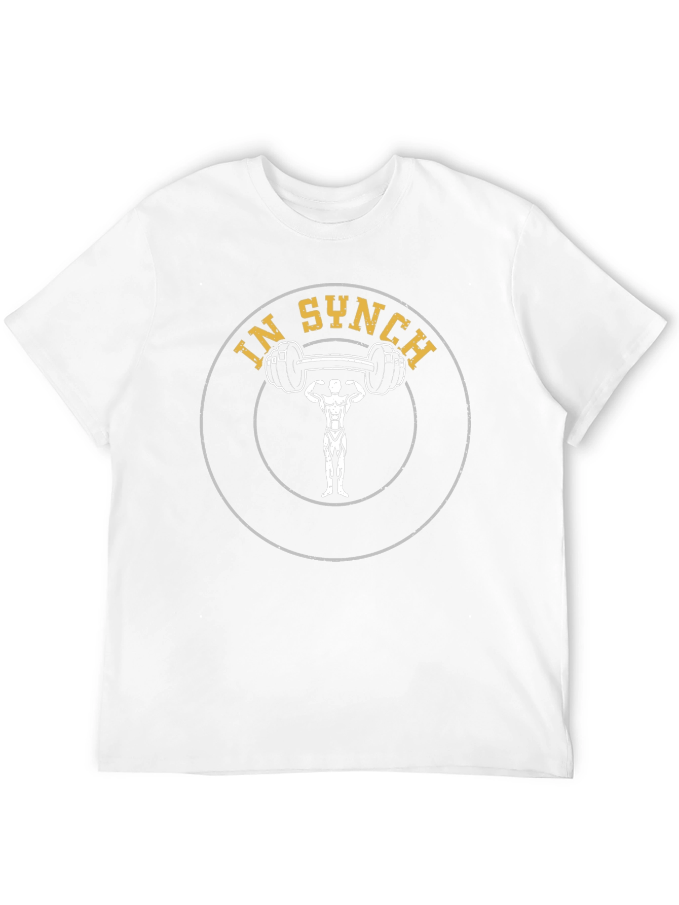 In Synch Gym Black Graphic T-Shirt