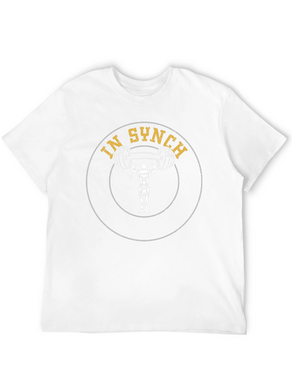 In Synch Gym Black Graphic T-Shirt