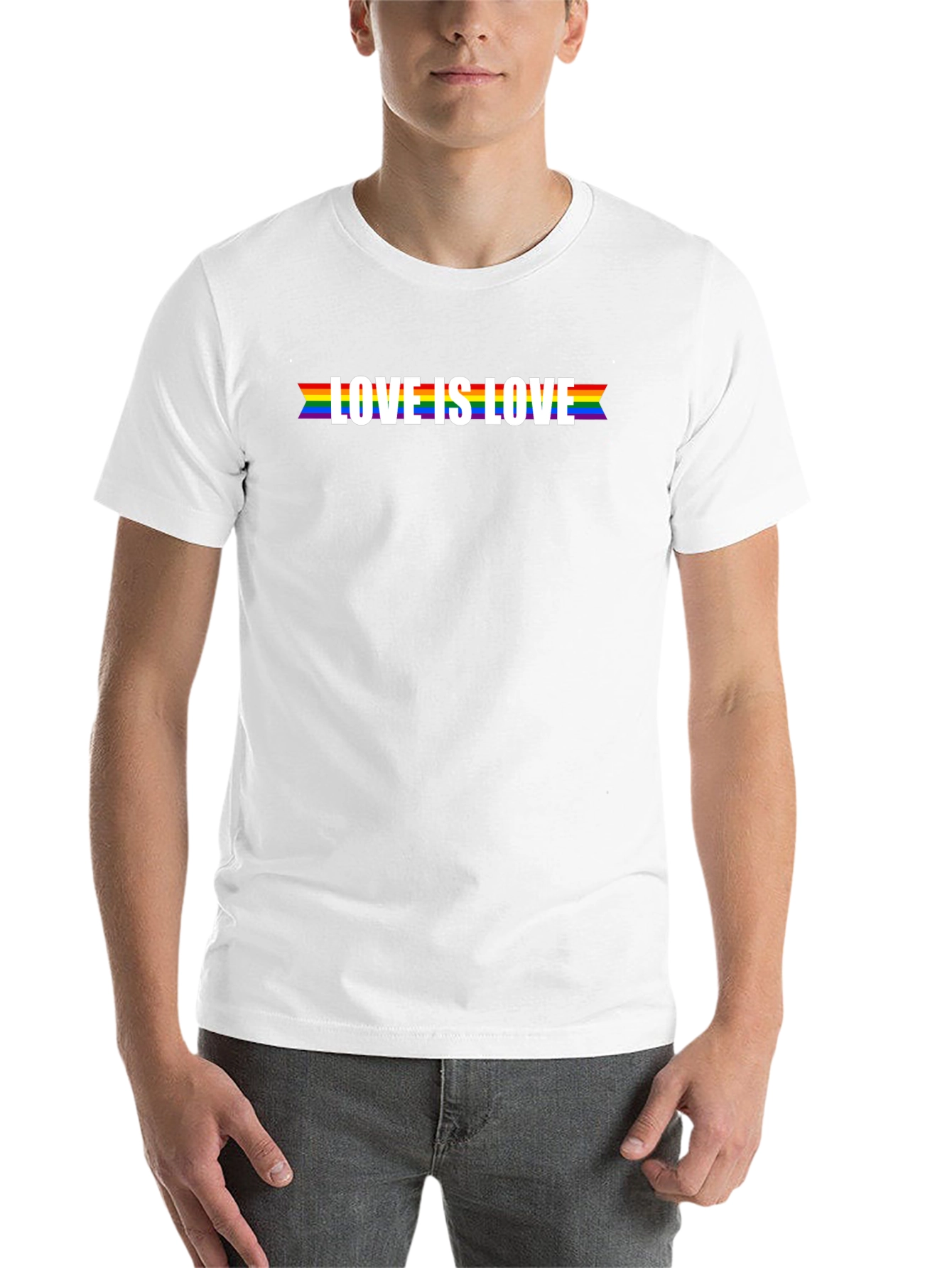 Love is Love Pride T-Shirt - Black LGBTQ Tee
