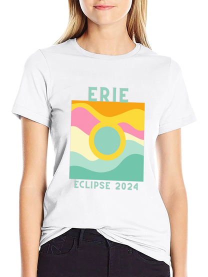 Erie Eclipse 2024 Graphic T-Shirt