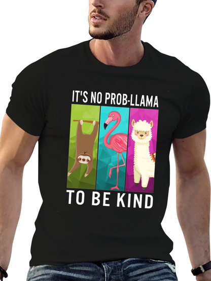 Its No Prob-Llama Graphic T-Shirt
