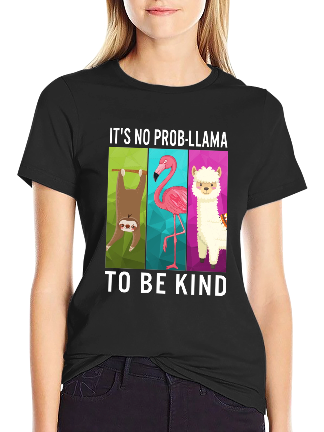 Its No Prob-Llama Graphic T-Shirt