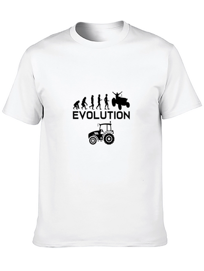 Evolution of Farming Black T-Shirt