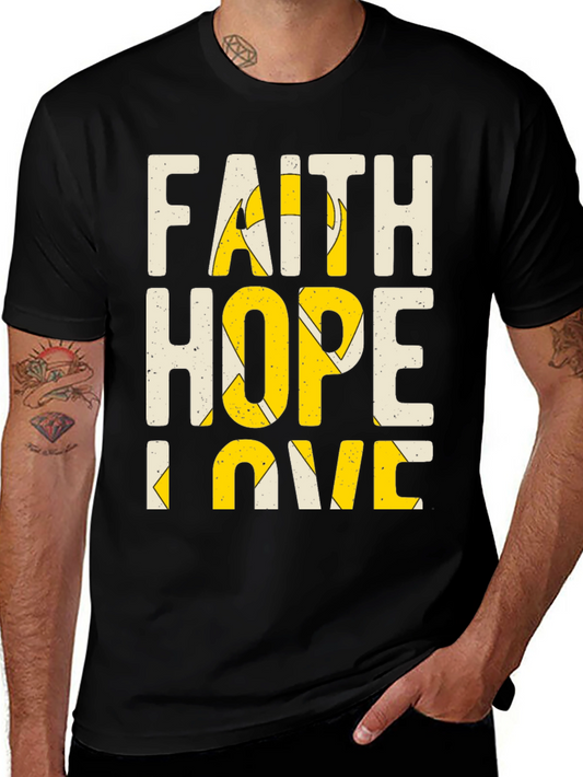 Faith Hope Love Graphic T-Shirt