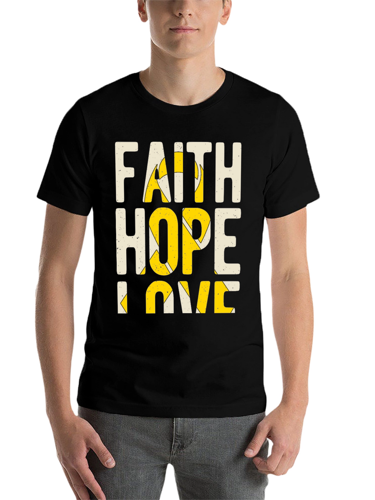 Faith Hope Love Graphic T-Shirt