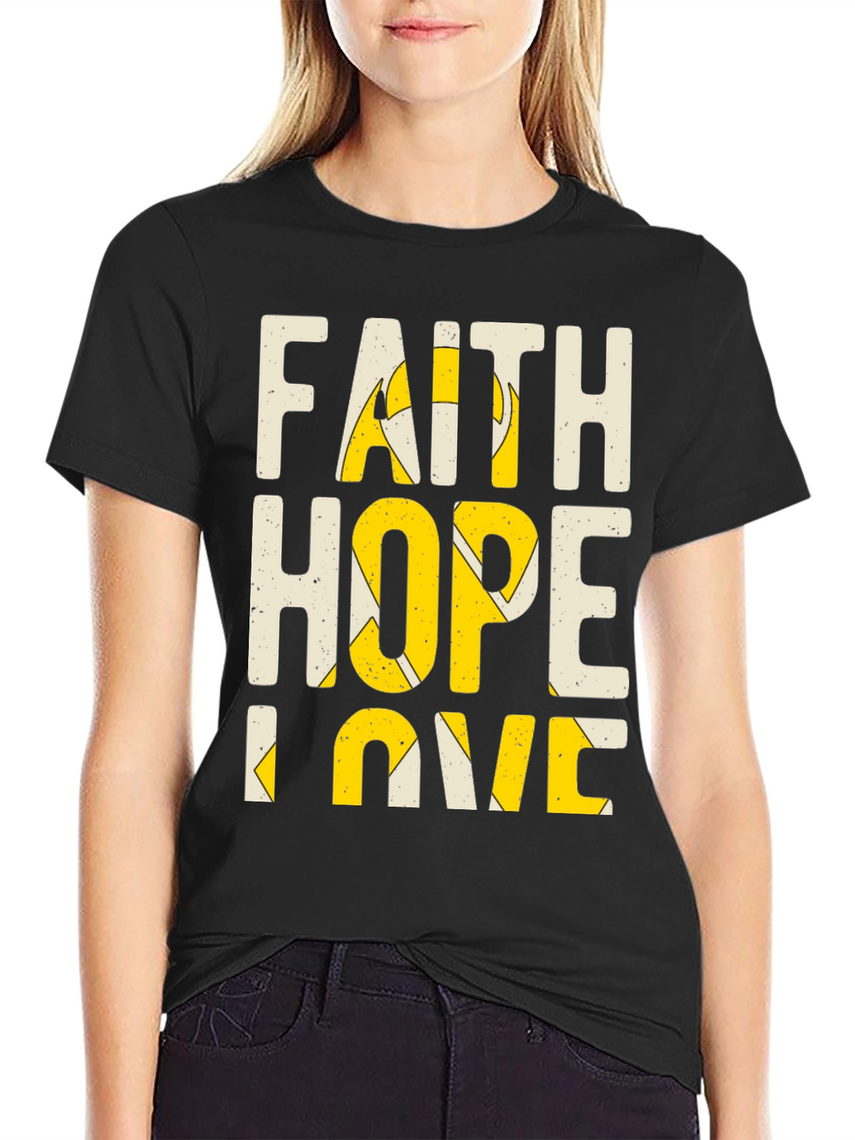 Faith Hope Love Graphic T-Shirt