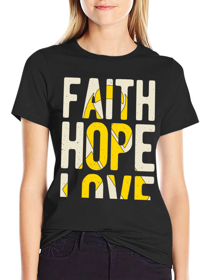 Faith Hope Love Graphic T-Shirt