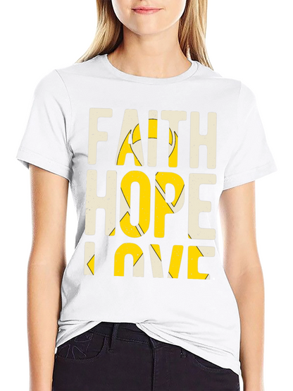 Faith Hope Love Graphic T-Shirt
