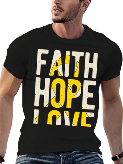 Faith Hope Love Graphic T-Shirt