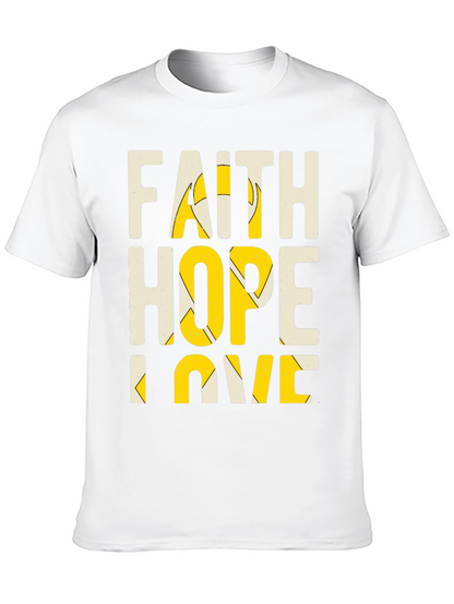 Faith Hope Love Graphic T-Shirt