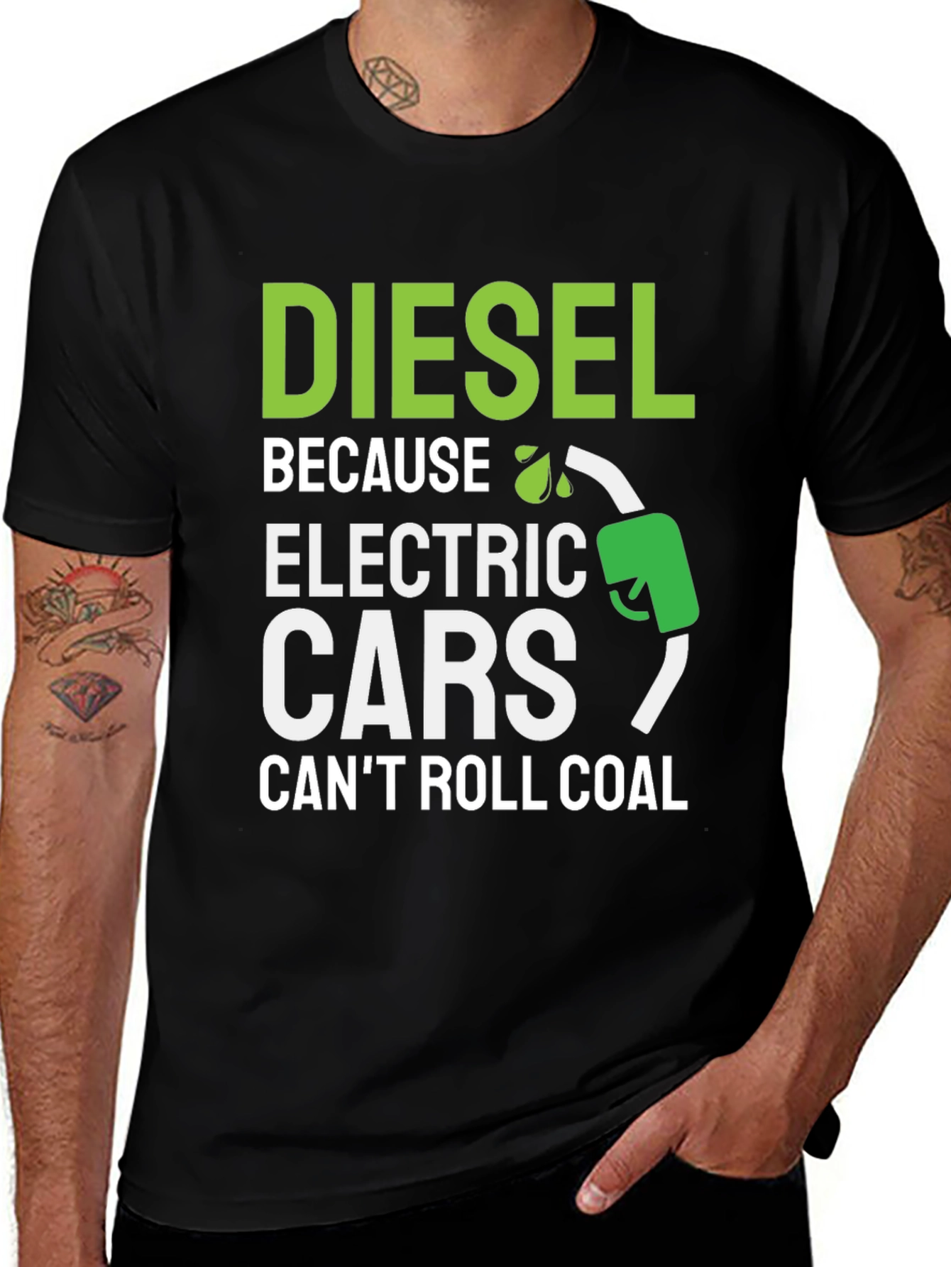 Diesel Because Electric Cars Cant Roll Coal T-Shirt
