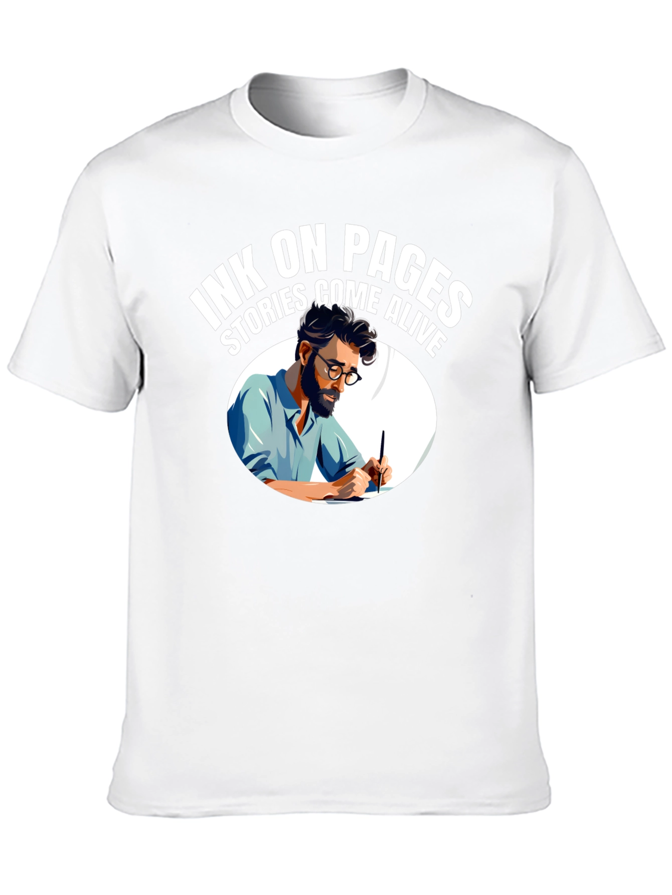 Ink On Pages T-Shirt - Stories Come Alive!