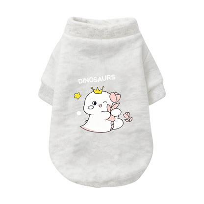 Cute Dinosaurs Pattern Pet Fashion Cardigan Sweater
