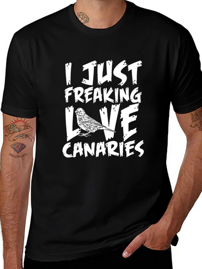 I Just Freaking Love Canaries Graphic T-Shirt