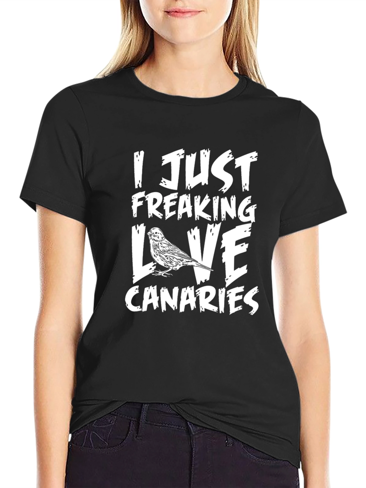 I Just Freaking Love Canaries Graphic T-Shirt