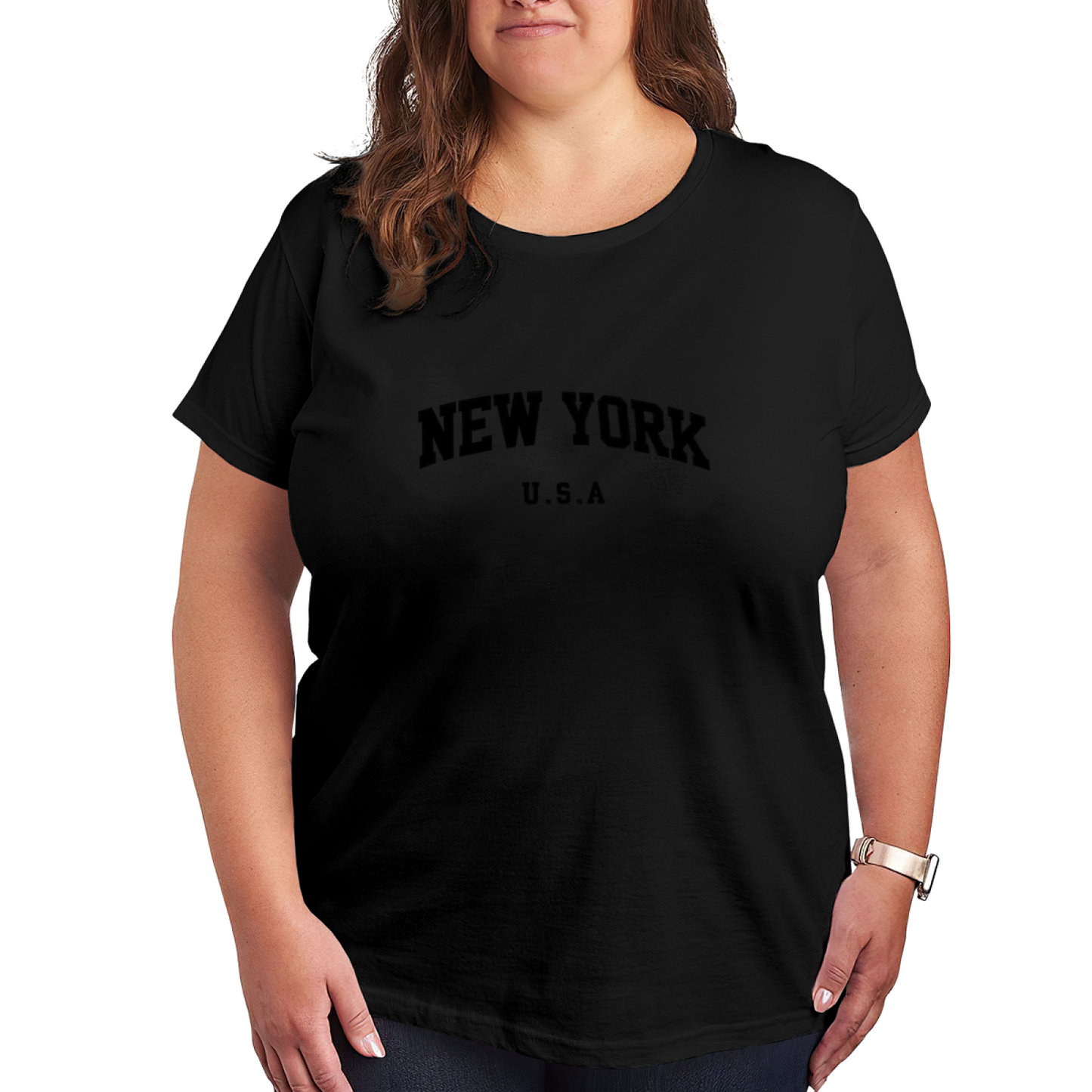 Vintage Varsity New York USA Classic City Pride Everyday Graphic Tee