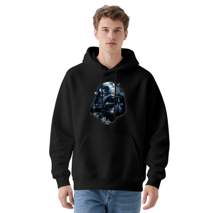 Dark Art Darth Vader Star Wars Hoodie, Soft Comfort Fan Favorite Black Hoodie