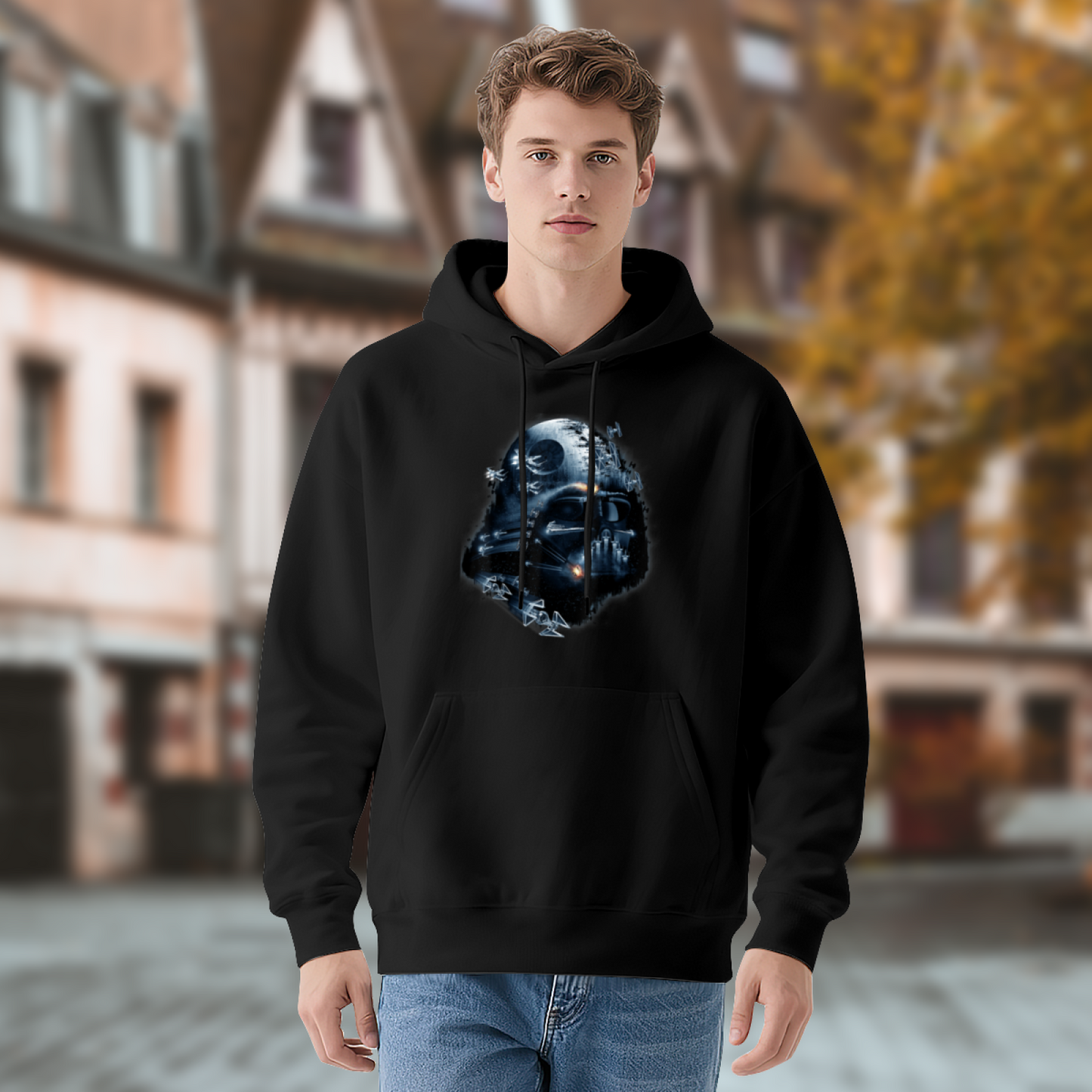 Dark Art Darth Vader Star Wars Hoodie, Soft Comfort Fan Favorite Black Hoodie