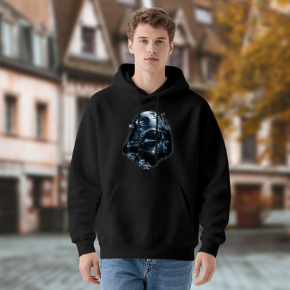 Dark Art Darth Vader Star Wars Hoodie, Soft Comfort Fan Favorite Black Hoodie