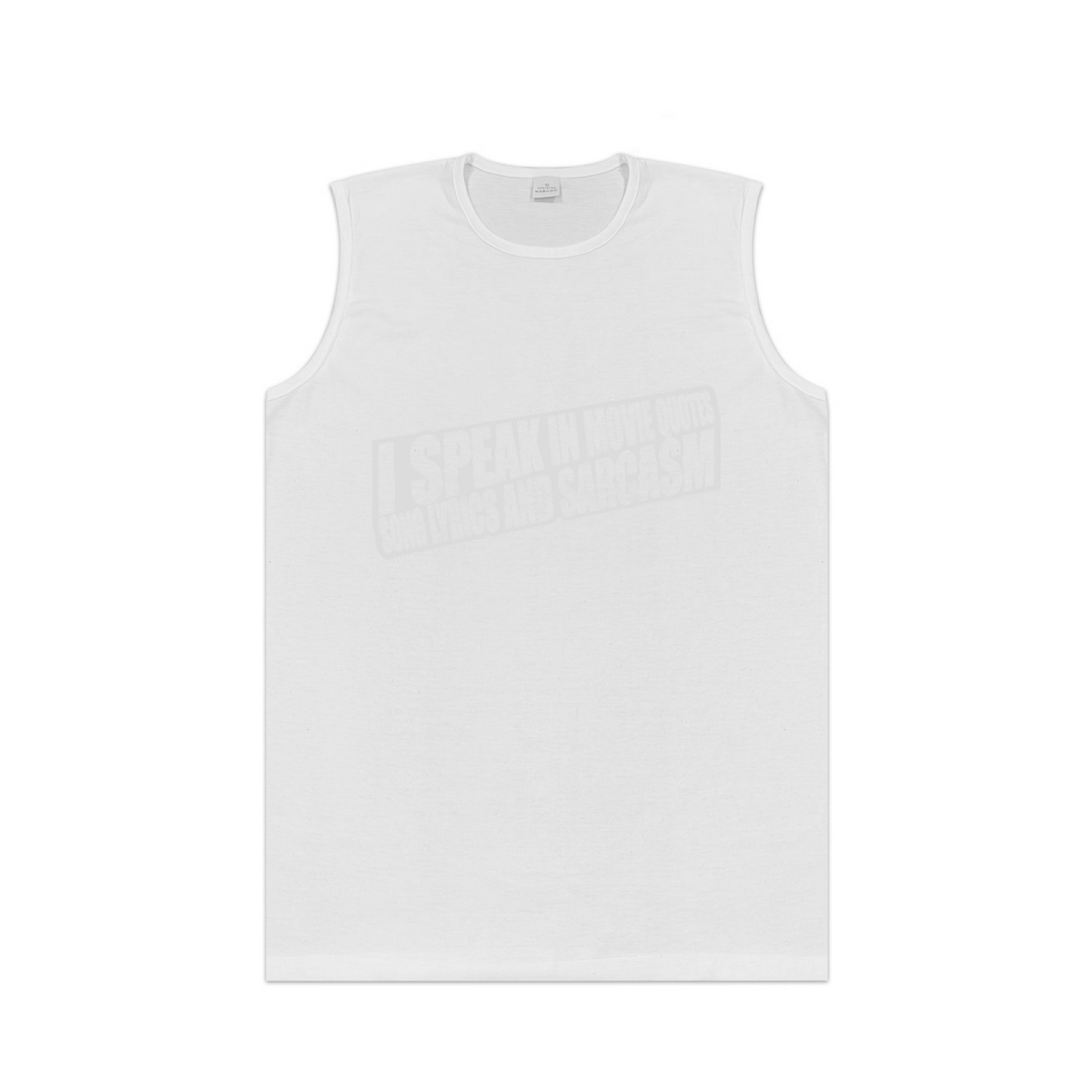 Movie Quotes Song Lyrics Sarcasm Lover Minimal Tank Top