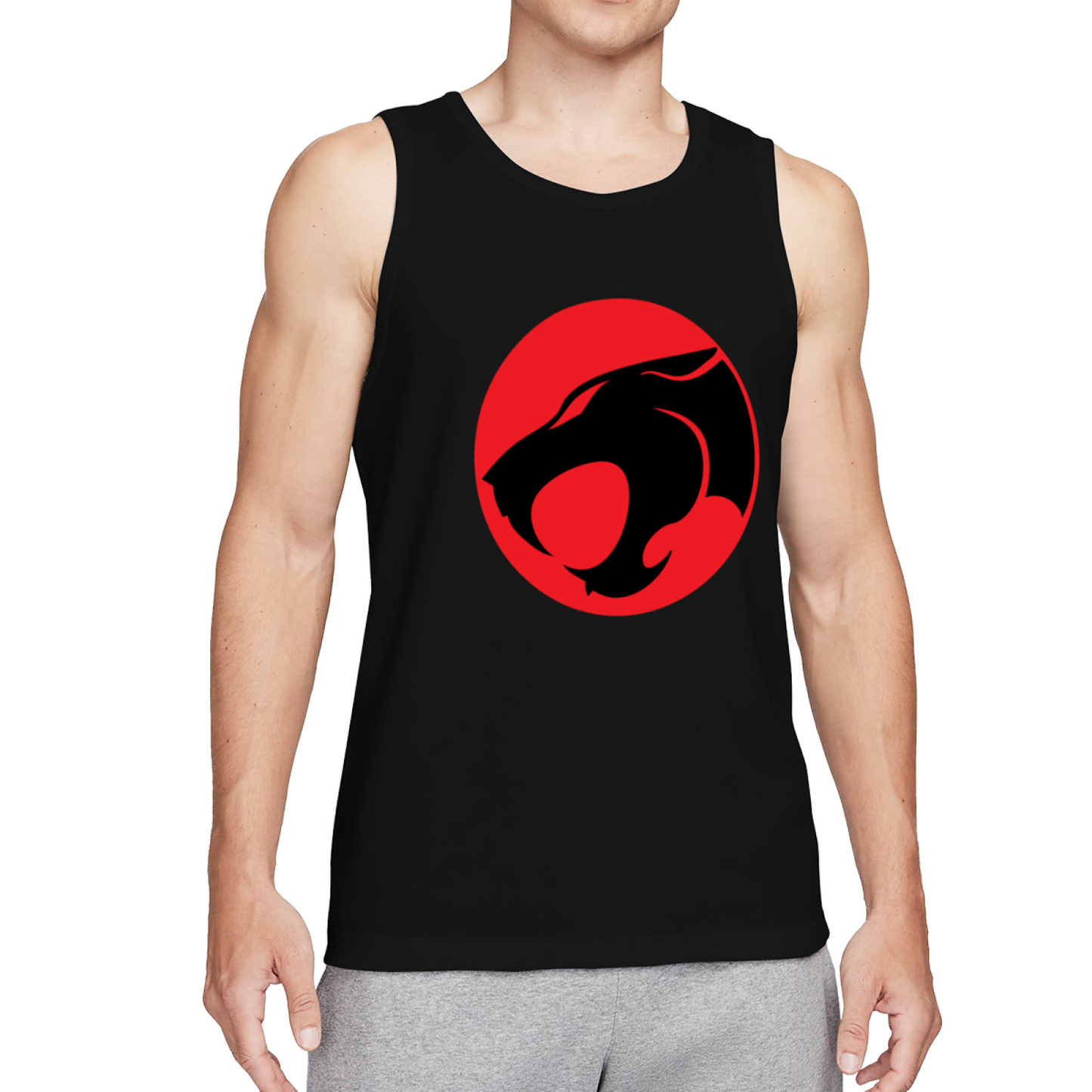 Classic Thundercats Red Circle Logo Retro Tank Top