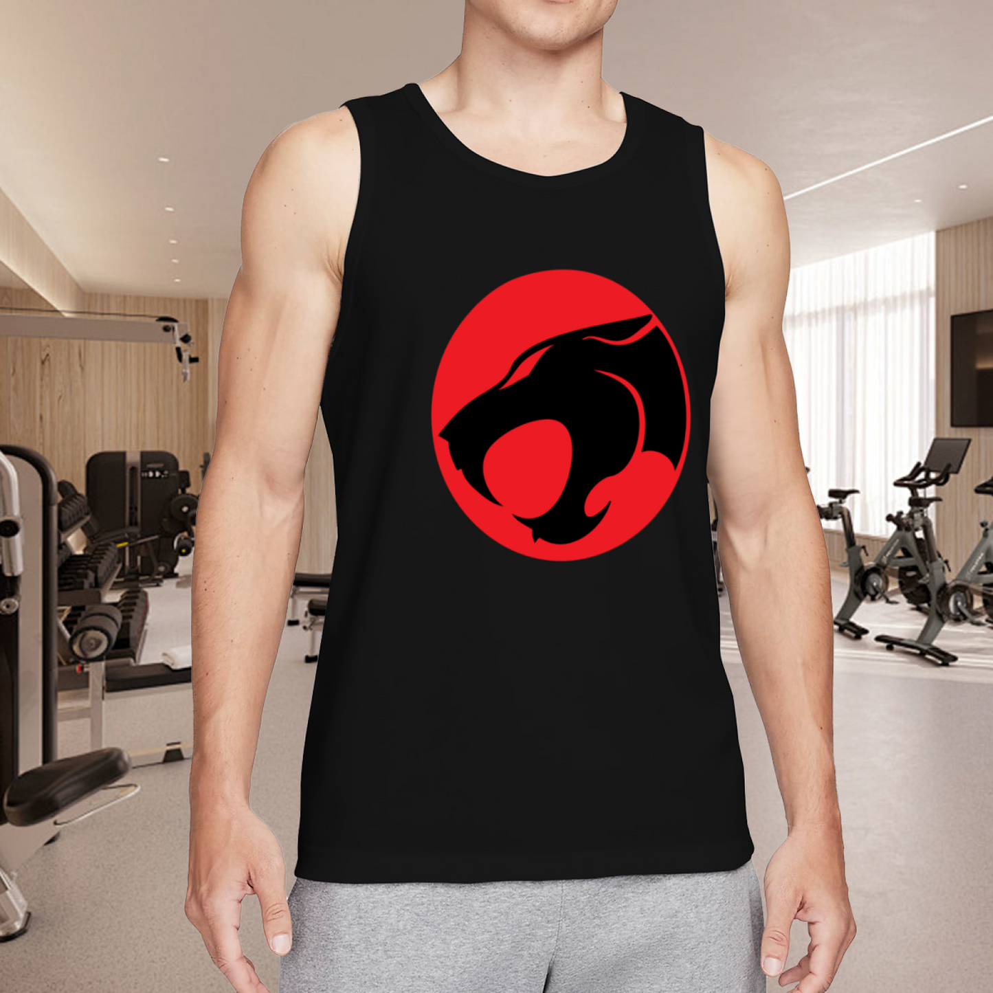 Classic Thundercats Red Circle Logo Retro Tank Top