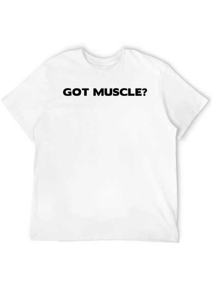 Got Muscle? Black Graphic T-Shirt