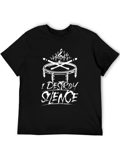 Destroy Silence Drummer T-Shirt