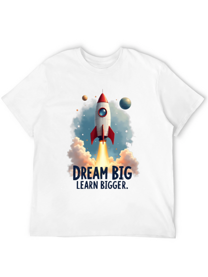 Dream Big Rocket Launch Graphic Tee