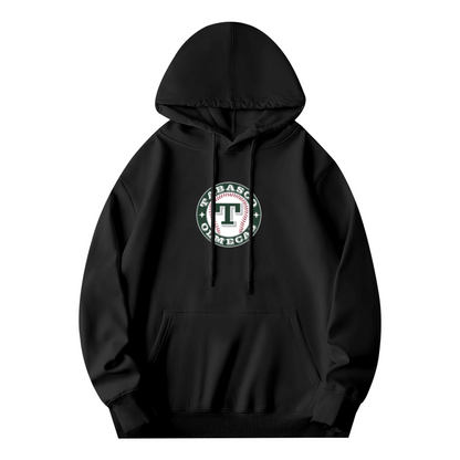 Tabasco Olmec Baseball Logo Men Hoodie, Relaxed Street Fit