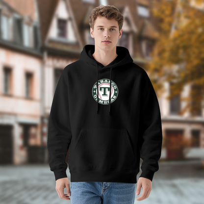Tabasco Olmec Baseball Logo Men Hoodie, Relaxed Street Fit