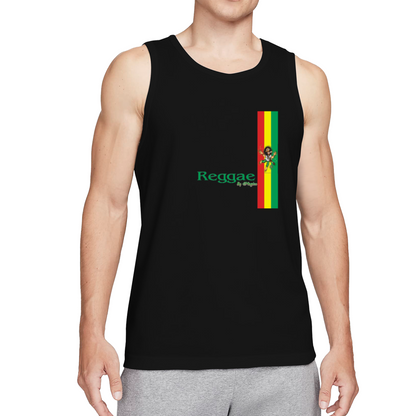 Reggae Rasta Flag Bob Marley Music Tank Top
