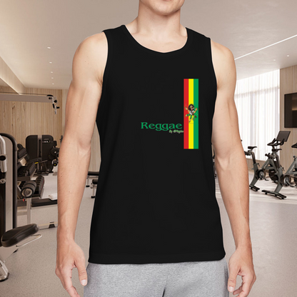 Reggae Rasta Flag Bob Marley Music Tank Top