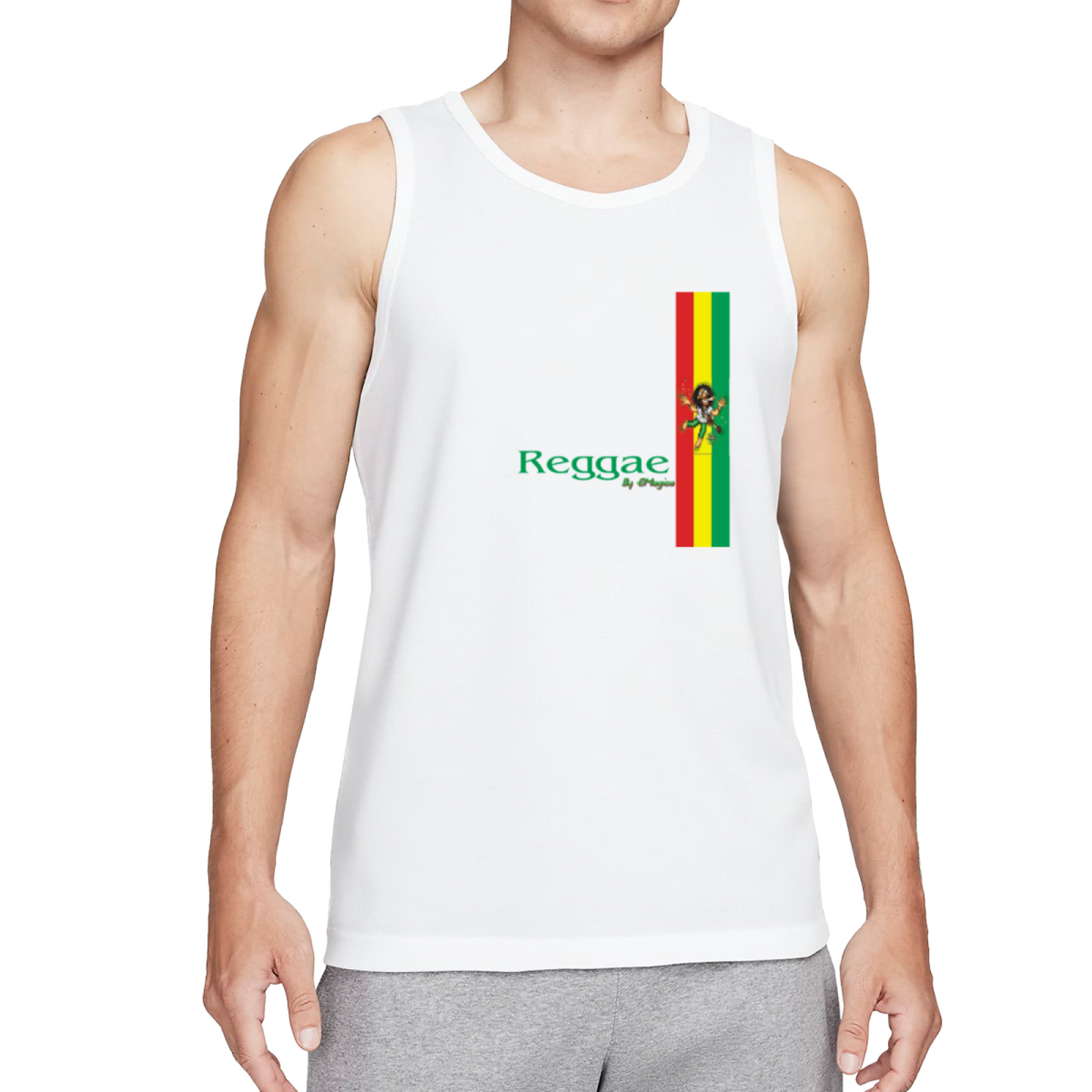 Reggae Rasta Flag Bob Marley Music Tank Top