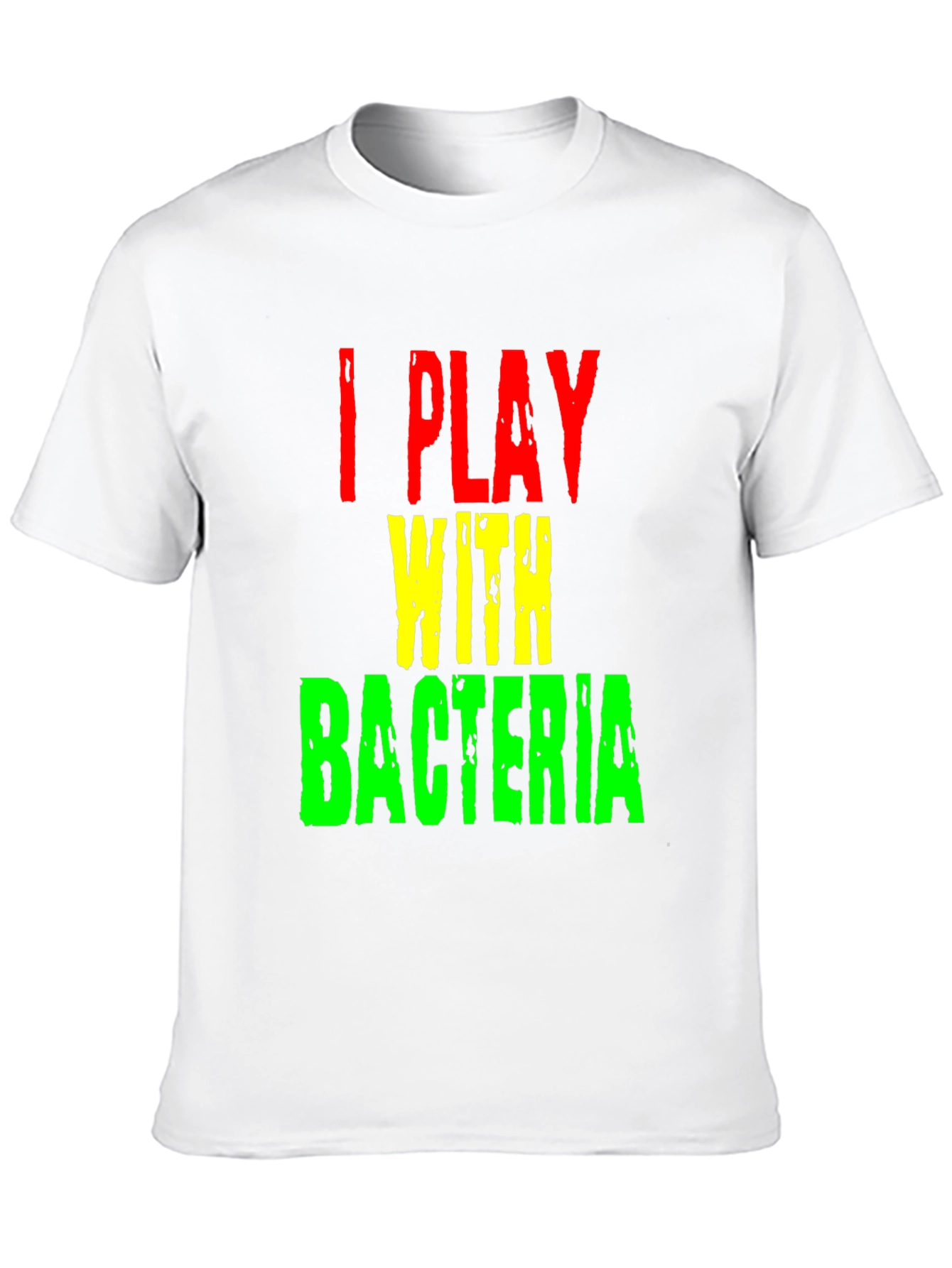 I Play With Bacteria Graphic Tee - Black T-Shirt