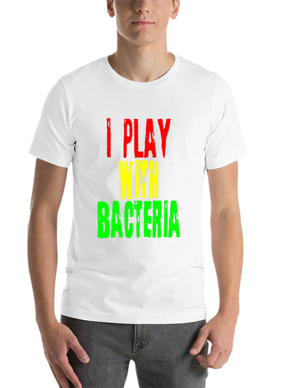 I Play With Bacteria Graphic Tee - Black T-Shirt