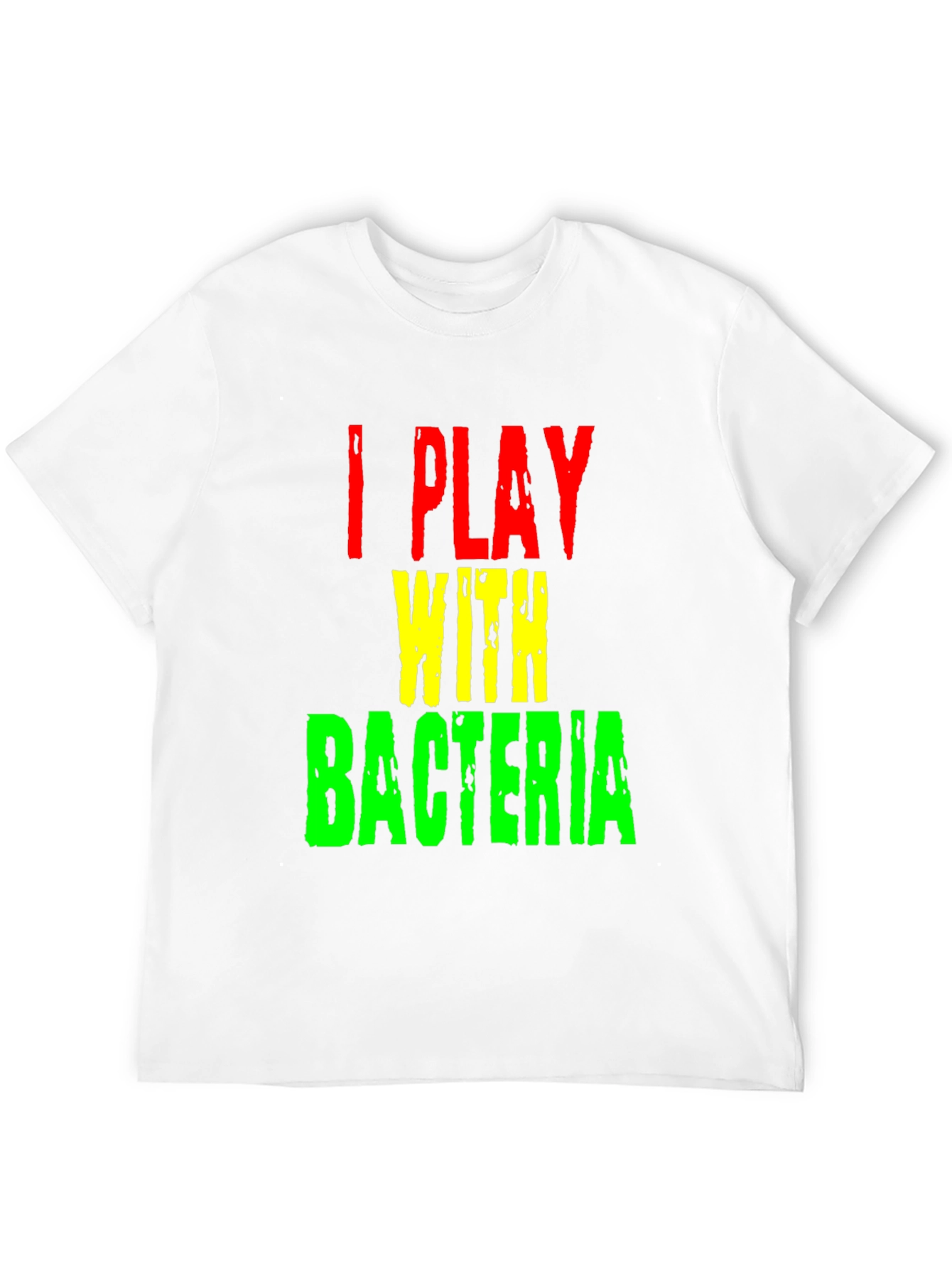 I Play With Bacteria Graphic Tee - Black T-Shirt