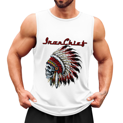 Iron Chief Native Skull Retro Tank Top