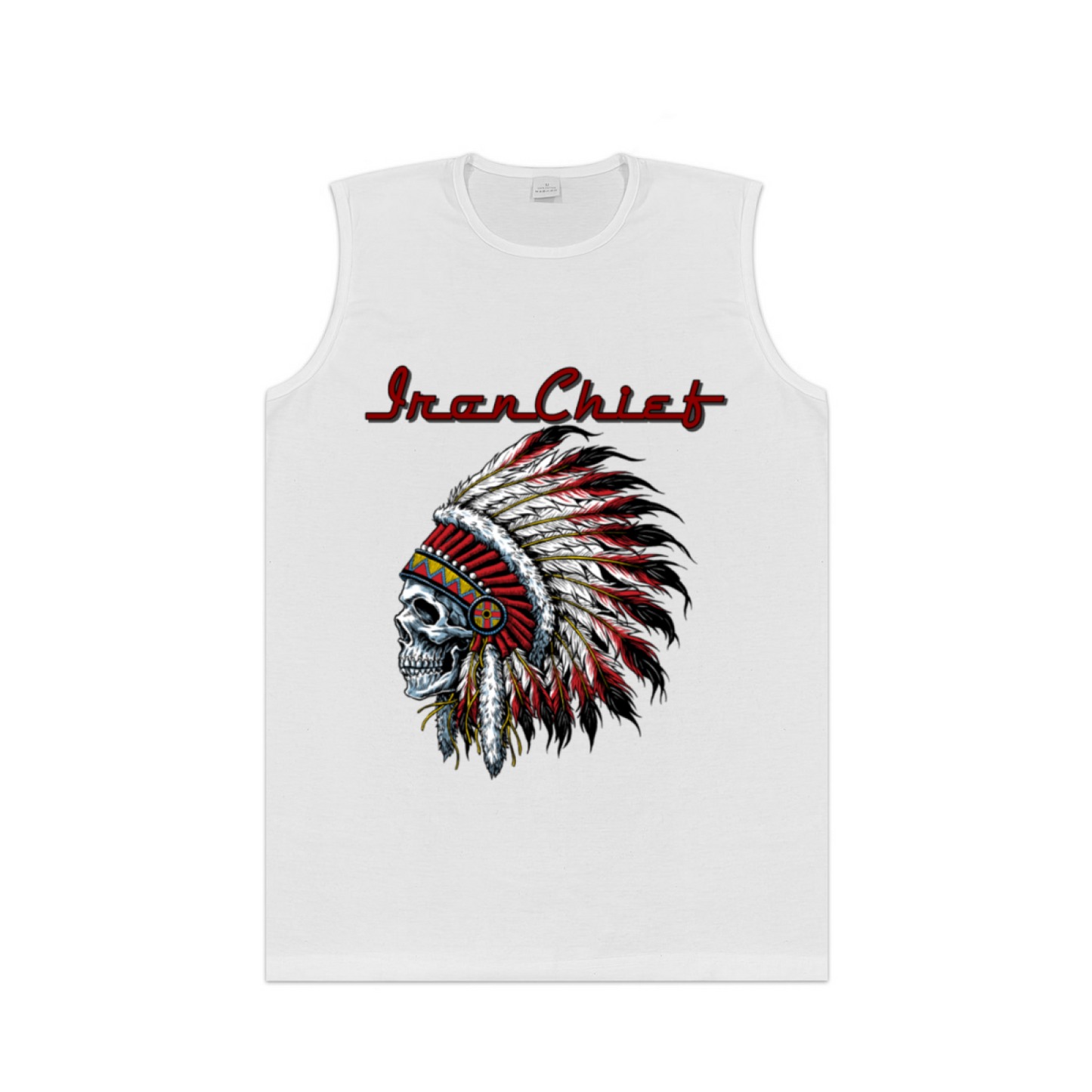 Iron Chief Native Skull Retro Tank Top