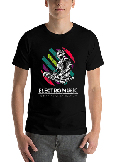 Electro Music DJ Graphic T-Shirt