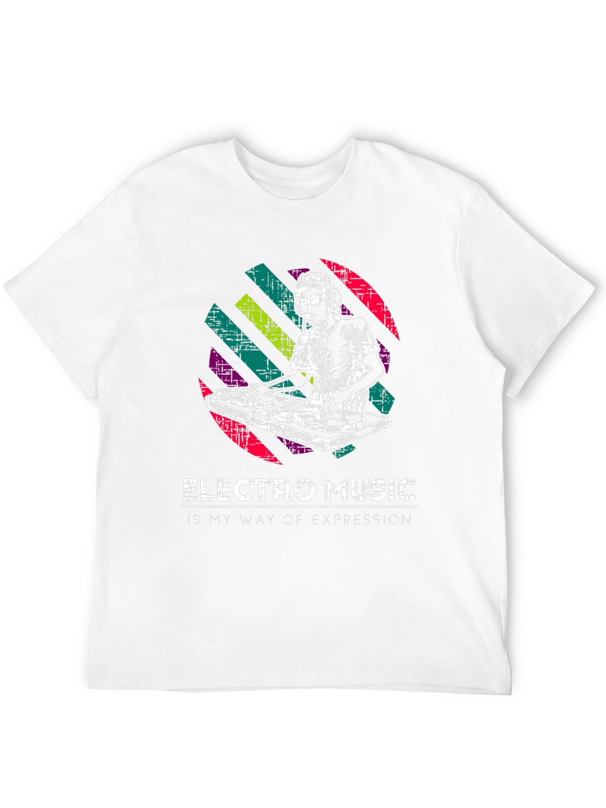 Electro Music DJ Graphic T-Shirt