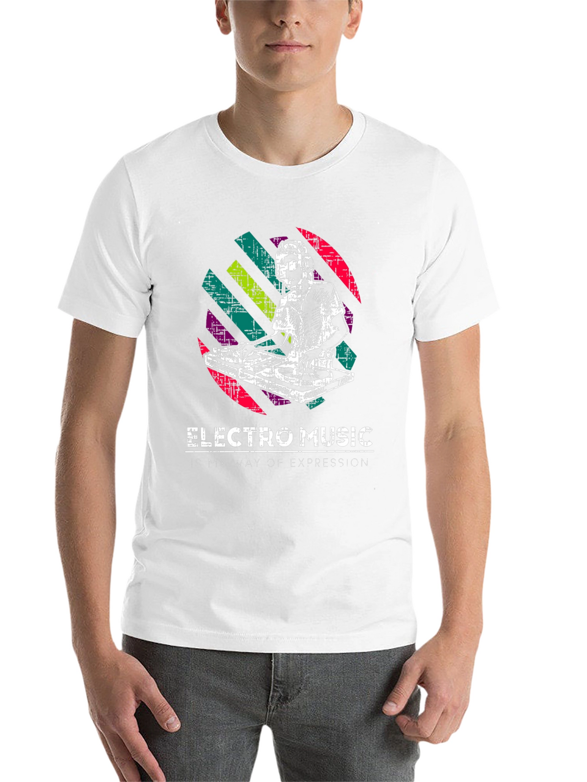 Electro Music DJ Graphic T-Shirt