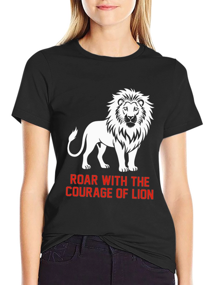 Courage of Lion Graphic T-Shirt