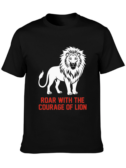 Courage of Lion Graphic T-Shirt
