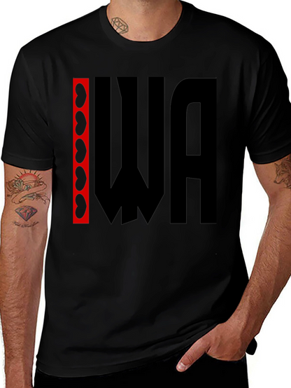 Kidney WA Graphic Tee - Black Cotton T-Shirt