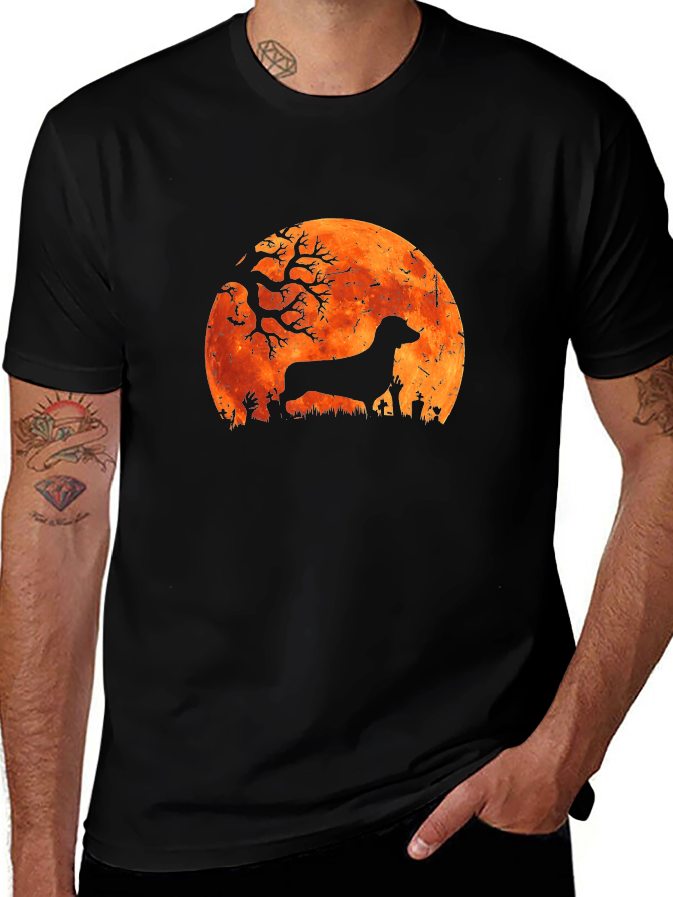 Halloween Dachshund Dog T-Shirt