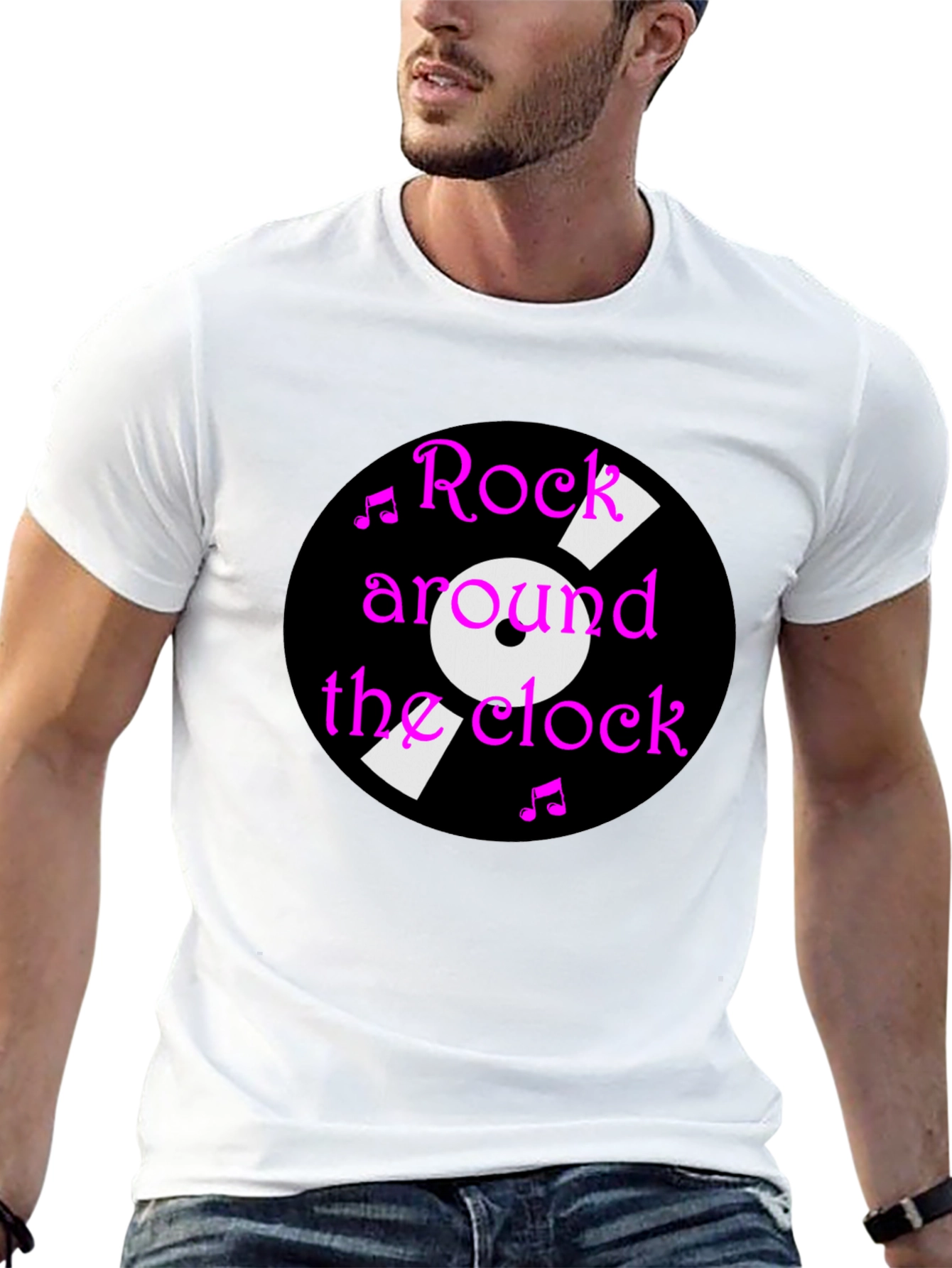 Rock Around the Clock Graphic Tee