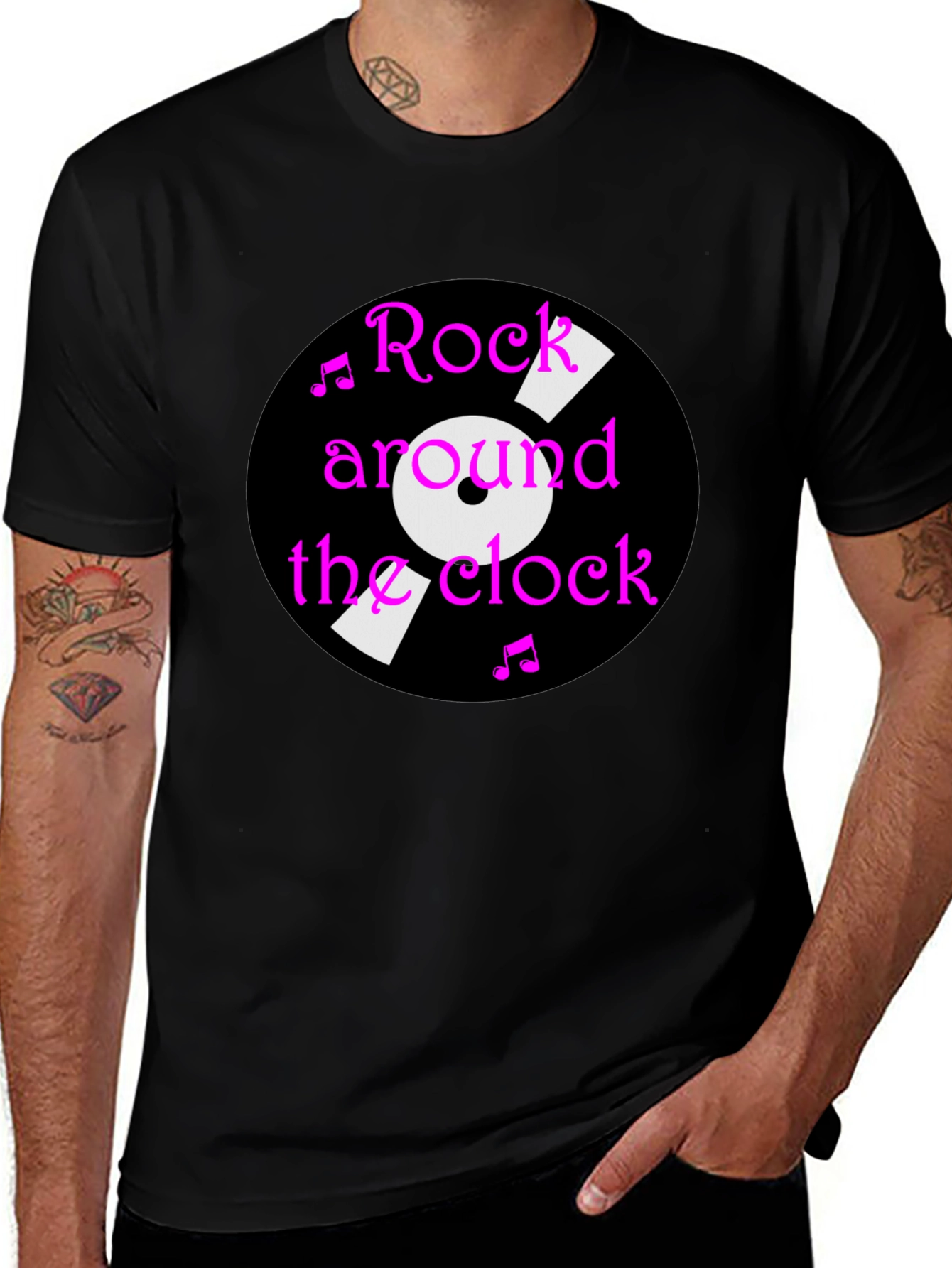 Rock Around the Clock Graphic Tee