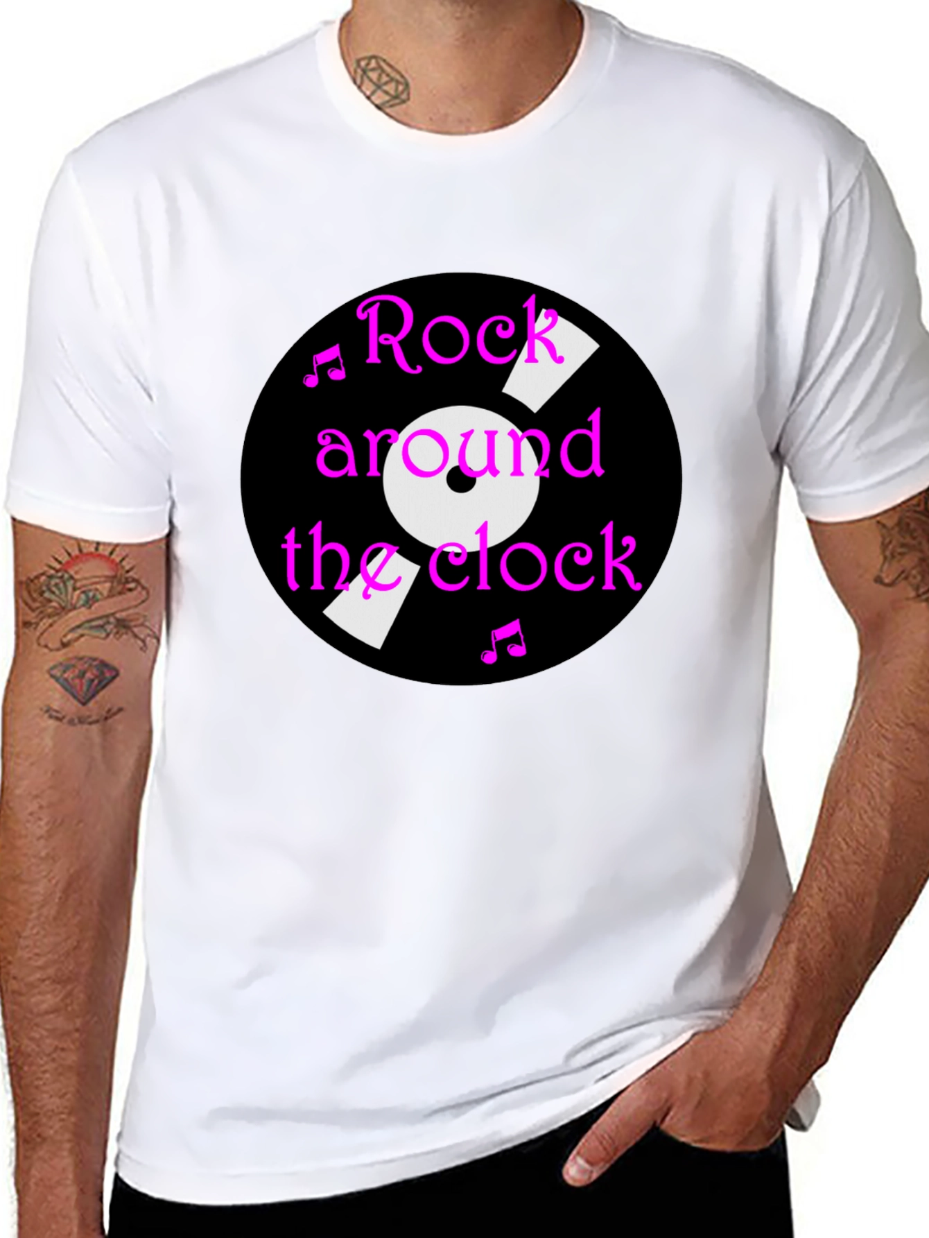 Rock Around the Clock Graphic Tee